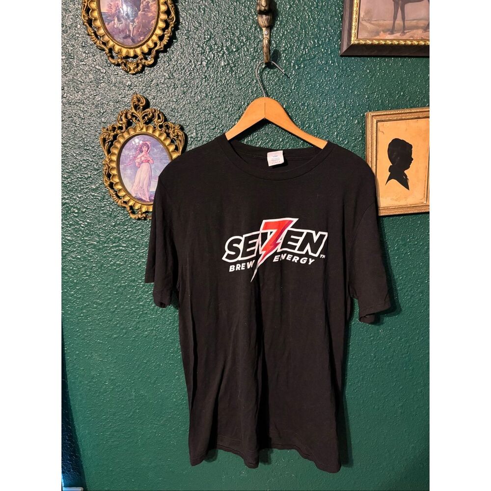 7 Brew Black Energy Shirt Sz Large